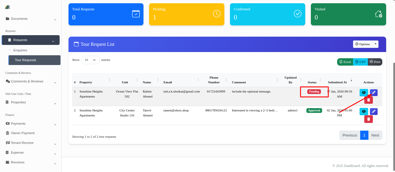 Tenant Onboarding Flow